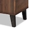 Baxton Studio Idina Walnut Brown and Grey Finished Wood 2-Door Shoe Cabinet 173-10907 - alternate 4